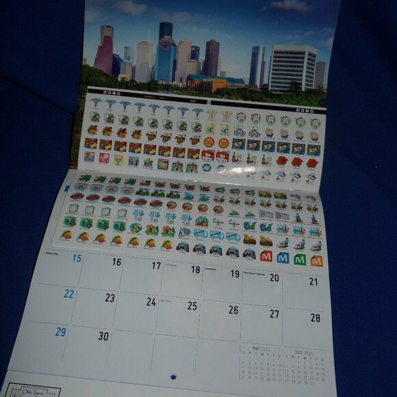 Olde Town Country Store "Scenes of Texas" Color Calendar w/Appt Stickers - 2025 - Picture 3 of 4